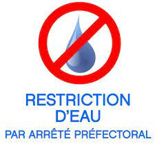 restriction eau 