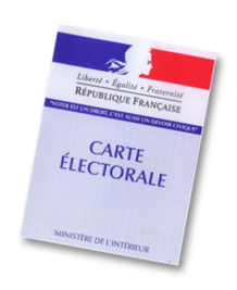 carte électorale 